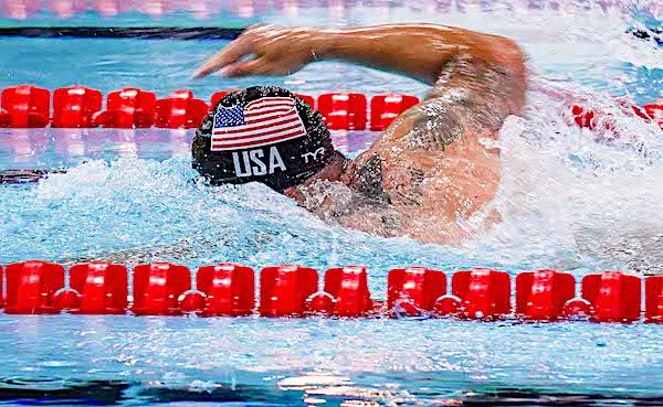 Retired Air Force Tech. Sgt. August O'Neil competes during the Invictus Games in The Hague, Netherlands, April 19, 2022. (U.S. Air Force photo by Master Sgt. Carlin Leslie)