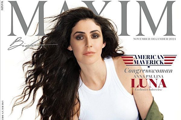 U.S. Rep. Anna Paulina Luna, R-Fla., appearing on the November-December 2024 cover of Maxim