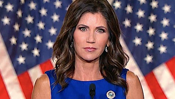 Gov. Kristi Noem, R-S.D., speaks at the Republican National Convention on Wednesday, Aug. 26, 2020 (RNC video screenshot)