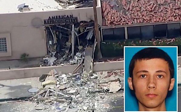 Guy Edward Bartkus was named by the FBI as the suspect in the bombing of a fertility clinic in Palm Springs, California, on Saturday, May 17, 2025 (X)