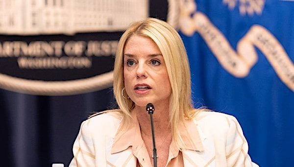 U.S. Attorney General Pamela Bondi hosts members of the President Donald Trump's Cabinet at the U.S. Department of Justice for the inaugural meeting of the Task Force to Eradicate Anti-Christian Bias in the federal government on Tuesday, April 22, 2025 (Official Justice Department photo)