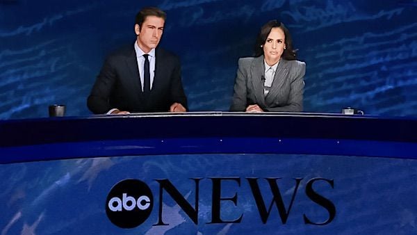 ABC Presidential Debate co-moderators David Muir and Linsey Davis (ABC News)