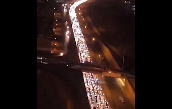 Massive traffic jams as Iranians try to flee Tehran on Tuesday, June 17, 2025