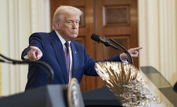 President Donald Trump hosts a bilateral meeting with Prime Minister Narendra Modi of India, Thursday, Feb. 13, 2025, in the East Room. (Official White House photo by Molly Riley)