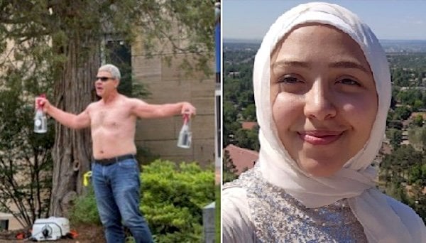 Egyptian illegal alien and terrorist Mohamad Soliman and daughter Habiba Soliman. Habiba was brought into custody with the rest of her family on Tuesday, June 3, 2025