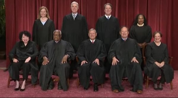 Supreme Court justices in 2022