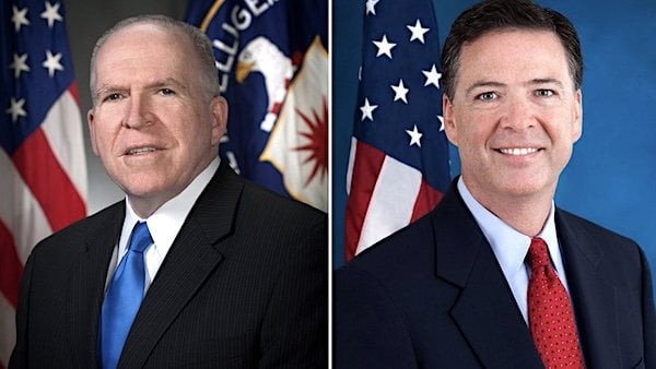 John Brennan and James Comey