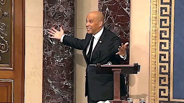 U.S. Sen. Cory Booker, D-N.J. (Video screenshot)