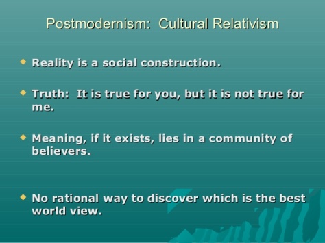 Can a person be postmodern and a Christian? Not for long