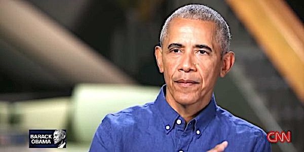 Barack Obama in an interview June 8. 2021, with CNN's Anderson Cooper (Video screenshot)