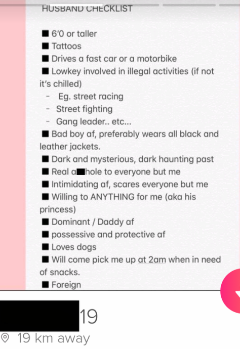 This person is looking for domestic violence, not a husband