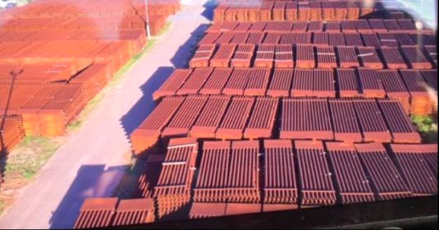 More than $100 million worth of border-wall construction material has been left to rust after President Biden canceled contracts (Fox News via Twitter)