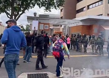 ICE officers use teargas, make arrests in Portland * WorldNetDaily * by WND Staff