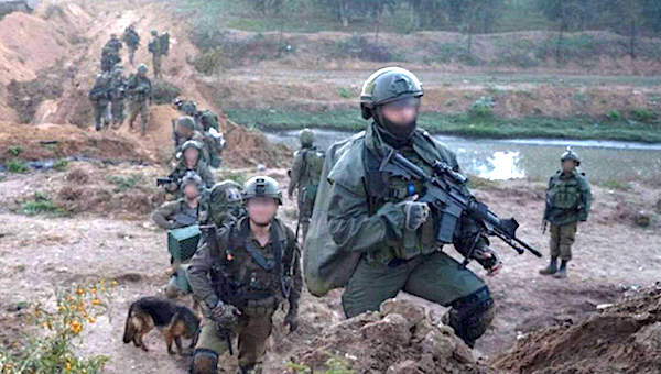 Israel Defense Forces soldiers in the Gaza Strip on Saturday, Jan. 13, 2024. (Courtesy IDF)