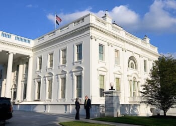 President Donald Trump walks with Chief of Staff Susie Wiles on the north side of the White House, Monday, July 21, 2025. (Official White House photo by Joyce N. Boghosian)