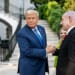 President Donald Trump greets Israeli Prime Minister Benjamin Netanyahu and his wife, Monday, July 7, 2025, at the South Portico of the White House.(Official White House photo by Daniel Torok)