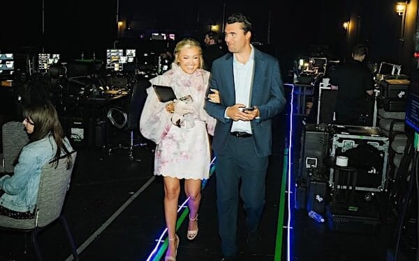 Charlie Kirk and his wife Erika (Facebook)