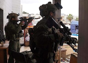 Israel Defense Forces troops in the Gaza Strip on March 23, 2024 (IDF photo)