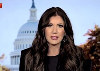 U.S. Secretary of Homeland Security Kristi Noem (Video screenshot)