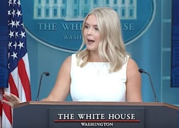 White House Press Secretary Karoline Leavitt (Video screenshot)