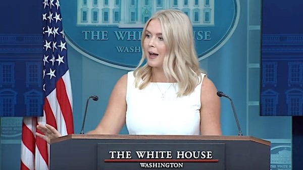 White House Press Secretary Karoline Leavitt (Video screenshot)