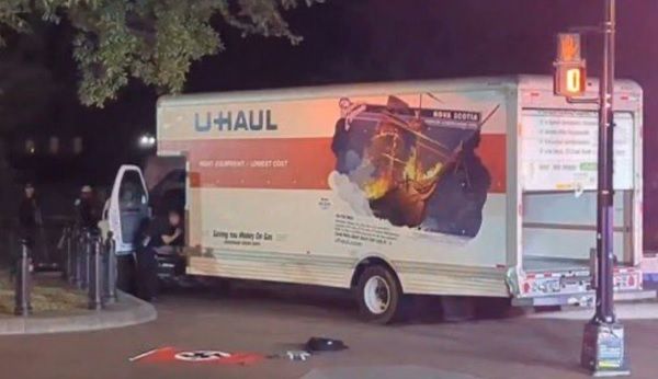 Protesters use U-Haul to threaten Coast Guard base, trigger gunfire response * WorldNetDaily * by Bob Unruh