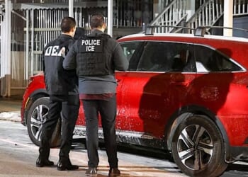 The New York City Fugitive Operations Team and partner agencies conducted targeted enforcement operations on Jan. 28, 2025, resulting in the arrest of an illegal Dominican national. (ICE photo)