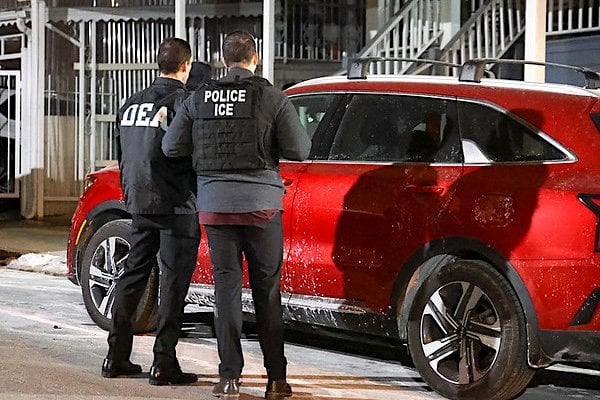 The New York City Fugitive Operations Team and partner agencies conducted targeted enforcement operations on Jan. 28, 2025, resulting in the arrest of an illegal Dominican national. (ICE photo)