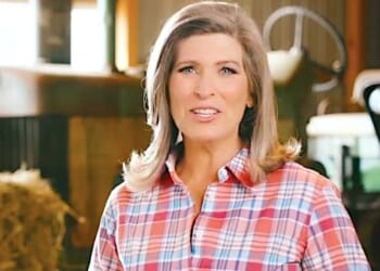 U.S. Sen. Joni Ernst, R-Iowa, speaks at the Republican National Convention on Wednesday, Aug. 26, 2020 (RNC video screenshot)