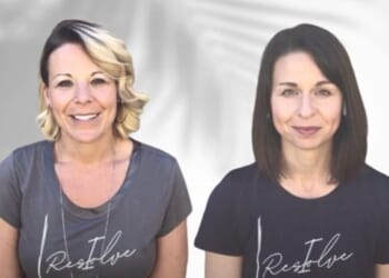 Katie Medart (left) and Rachel Sager (right), founders of the "I Resolve" movement. (ADF Image)