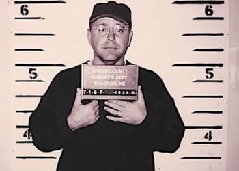 Minnesota Gov. Tim Walz, the Democrats' 2024 vice presidential candidate, pictured in a 1995 booking photo following a DUI arrest in Dawes County, Nebraska. (Dawes County Sheriffs Office)