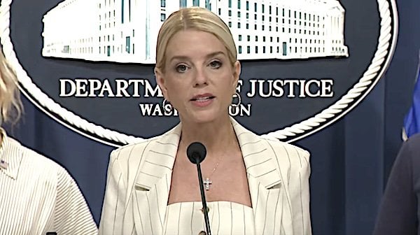 U.S. Attorney General Pam Bondi (Video screenshot)