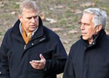 New evidence refutes claims by Prince Andrew, left, that he only saw Jeffrey Epstein once after his first imprisonment.