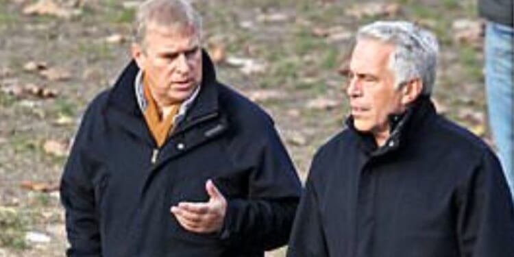 New evidence refutes claims by Prince Andrew, left, that he only saw Jeffrey Epstein once after his first imprisonment.