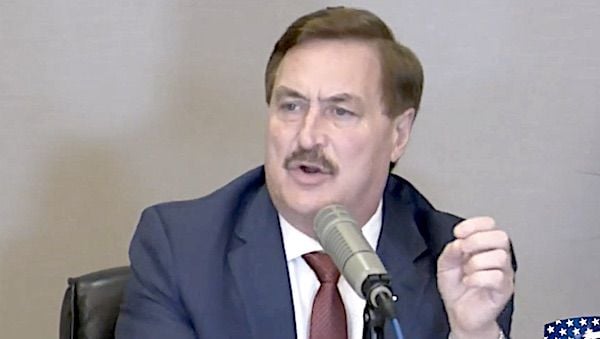 MyPillow CEO Mike Lindell speaks at an RNC chair candidate forum on Wednesday, Jan. 25, 2023. (Video screenshot)