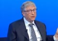 Bill Gates discusses the ineffectiveness of COVID-19 vaccines at the World Economic Forum meeting in Davos, Switzerland, on May 25, 2022. (Video screenshot)
