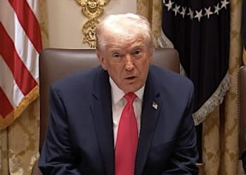 President Donald Trump hosts a Cabinet meeting at the White House on Tuesday, Dec. 2, 2025 (Video screenshot_