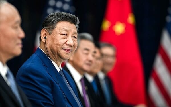 President Donald Trump participates in a bilateral meeting with Chinese President Xi Jinping at the Gimhae International Airport terminal, Thursday, Oct. 30, 2025, in Busan, South Korea. (Official White House photo by Daniel Torok)
