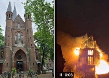 150-year-old Dutch church goes up in flames amid New Year's violence * WorldNetDaily * by WND Staff