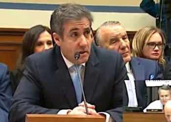 Former Trump lawyer Michael Cohen testifies to the House Oversight and Government Reform Committee Feb. 27, 2019