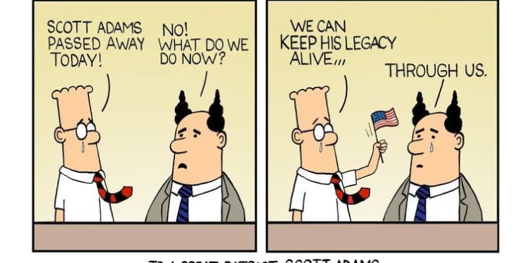 RIP, Scott Adams * WorldNetDaily * by A.F. Branco