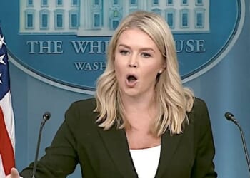 White House Press Secretary Karoline Leavitt