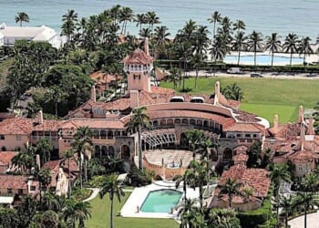 Donald Trump's Mar-a-Lago estate in Palm Beach, Florida (X)
