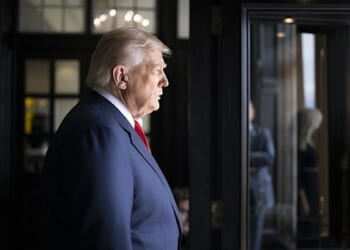 President Donald Trump greets U.K. Prime Minister Keir Starmer, Monday, July 28, 2025, at the Trump Turnberry golf course in Turnberry, Scotland. (Official White House photo by Daniel Torok)