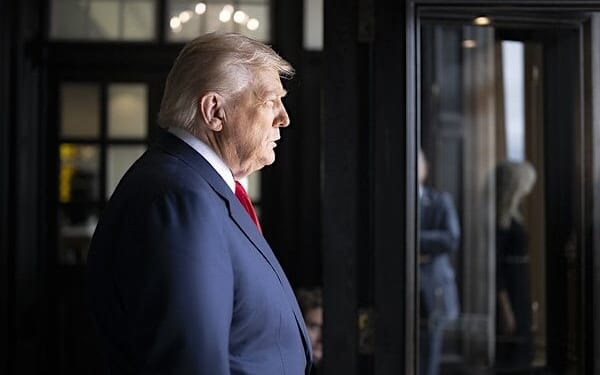 President Donald Trump greets U.K. Prime Minister Keir Starmer, Monday, July 28, 2025, at the Trump Turnberry golf course in Turnberry, Scotland. (Official White House photo by Daniel Torok)
