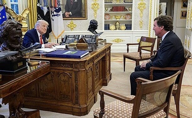 Tucker Carlson meets with Trump in Oval Office, raising eyebrows * WorldNetDaily * by WND Staff
