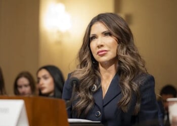 U.S. Department of Homeland Security Secretary Kristi Noem testifies before a House Committee Homeland Security Hearing entitled, 'Worldwide Threats to the Homeland,' in the Cannon House Office Building on Capitol Hill in Washington, D.C., Thursday, Dec. 11, 2025. (DHS photo by Mikaela McGee)