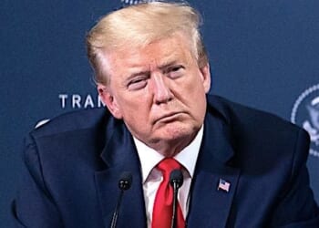 ‘F*** you!’ Trump flips the bird – twice – at heckler during Detroit auto-plant tour