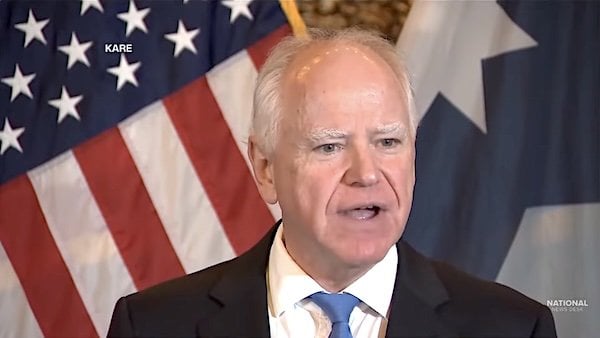 Gov. Tim Walz, D-Minn. (Video screenshot)