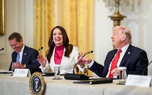 President Donald Trump attends a roundtable with energy officials and executives from the oil industry in the East Room of the White House, Friday, Jan. 9, 2026. (Official White House photo by Molly Riley)